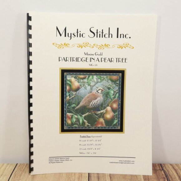 Mystic Stitch Inc. Partridge In A Pear Tree Cross-Stitch Pattern Maxine Gadd - Picture 2 of 5